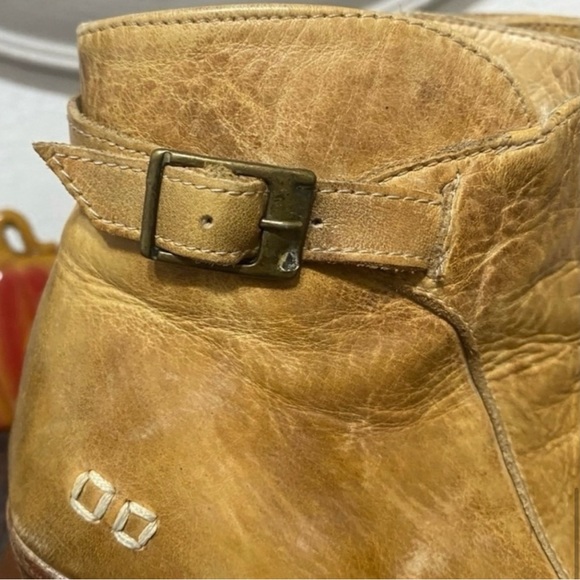 Bed|Stu | Isla Distressed Leather Short Ankle Booties - Picture 12 of 14